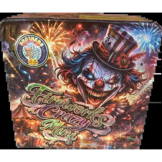 The box of Fireworks Crazy Mini - 100 Shots
