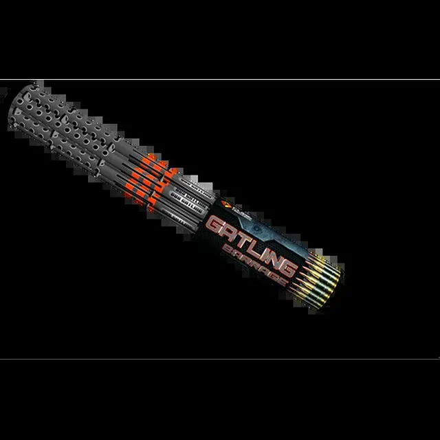 The box of x2 Gatling Gun - 300 Shots each