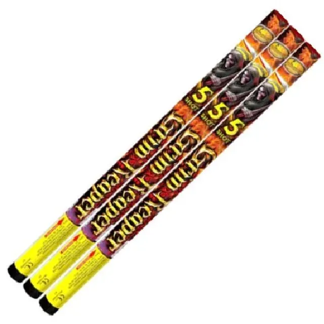 The box of Grim Reaper Roman Candle 5 Shot - 3pces