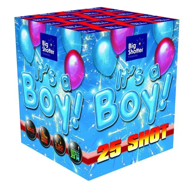 The box of It’s a Boy! - 25 Shots