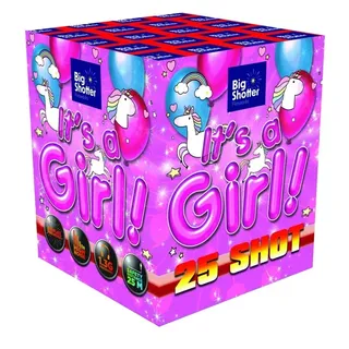 The box of It’s a Girl! - 25 Shots