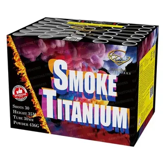 The box of Smoke Titanium - 30 Shots