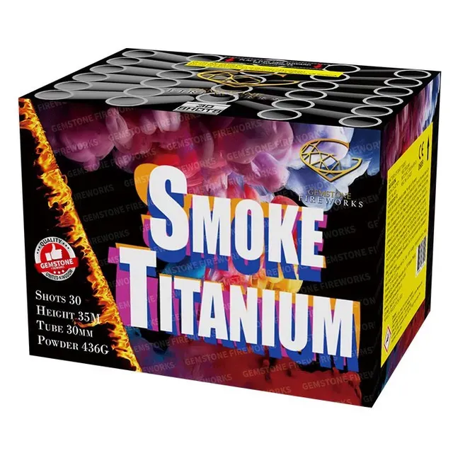 The box of Smoke Titanium - 30 Shots