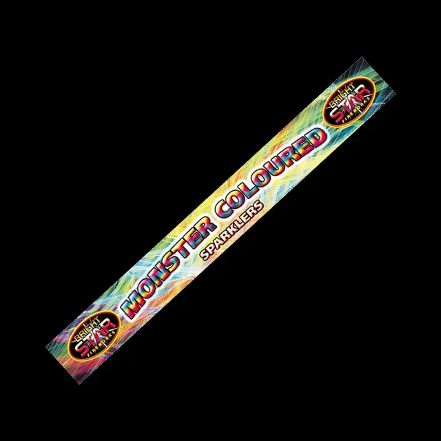 The box of 14″ Monster Colour Sparklers - 4pces