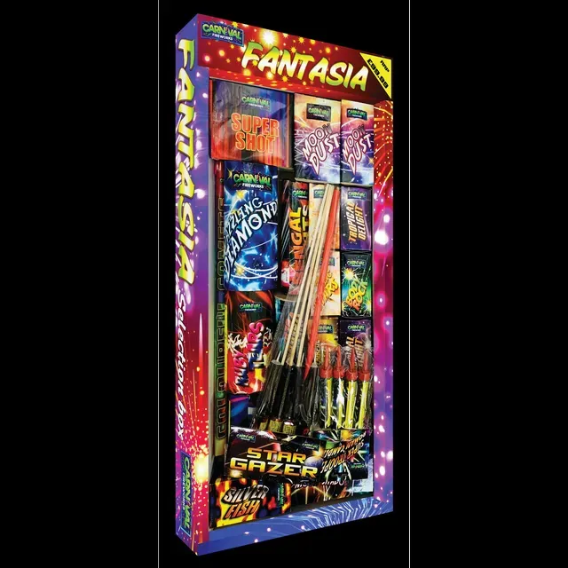 The box of x2 Fantasia Selection Boxes - 29pces each