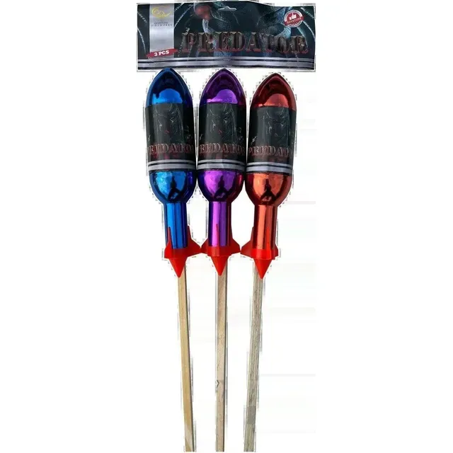 The box of Predator Rockets - 3pces