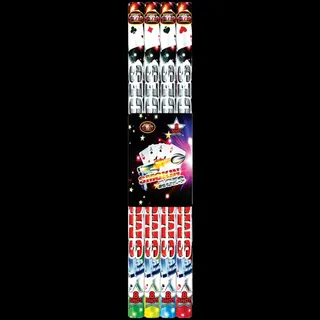 The box of Smokin Aces 8 Shot Roman Candle - 4pces