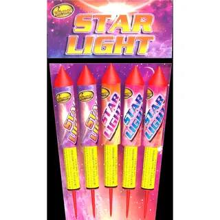 The box of Star Light Rockets - 5pces