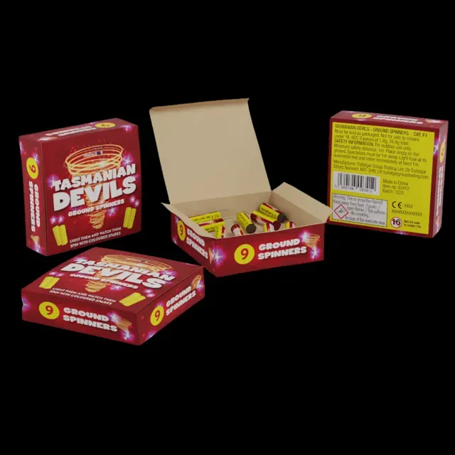 The box of Tasmanian Devils (pack of 9)